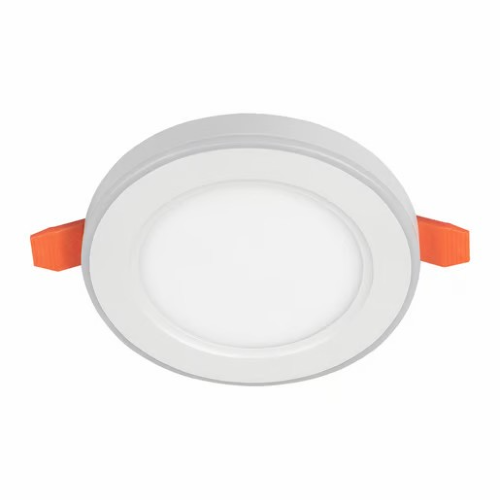 LUMINARIO REDONDO EMPOTRABLE TECHO LED 9W 100-240V IP20 6500K 470LM AINALA I  BLANCO TECNO LITE