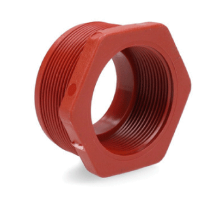 REDUCCION BUSHING POLIPROPILENO ROSCADO 051X038MM 2X11/2" MARRON POLIMEX