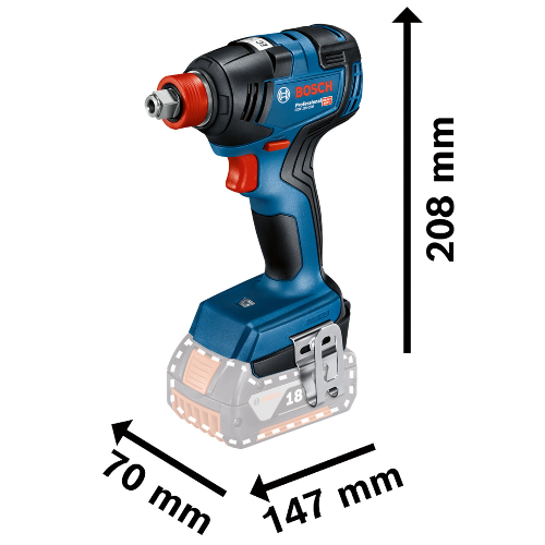 COMBO ATORNILLADOR GDX 18V-200 + LLAVE DE IMPACTO GSB 18V-50 PROFESIONAL BOSCH