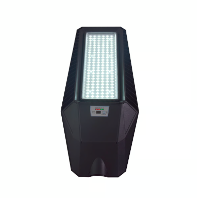 LAMPARA SOLAR SOBREPONER PARED LED 10.5W 3.2V 6500K 1500LM NEGRO TECNOLITE