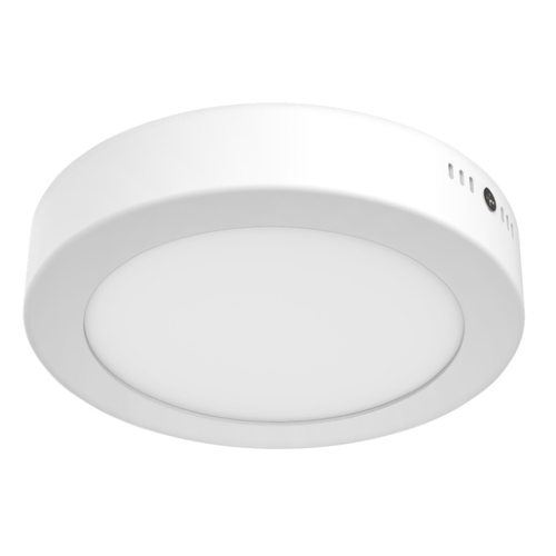 LUMINARIO REDONDO SOBREPONER TECHO LED 12W 100-240V 3000K 720LM 15000H ANKAA II BLANCO TECNOLITE