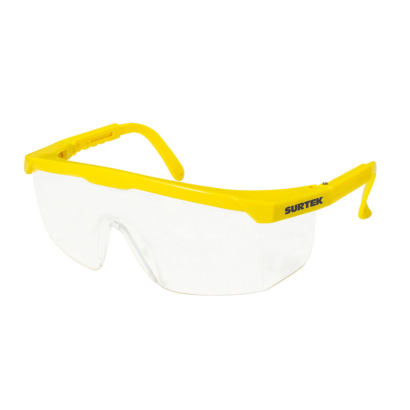 LENTES DE SEGURIDAD AJUSTABLE TRANSPARENTES SURTEK