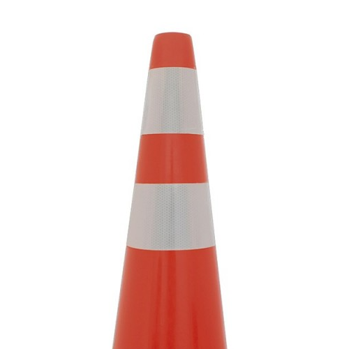 CONO DE PRECAUCION CON BANDA REFLEJANTE  45 CM SURTEK