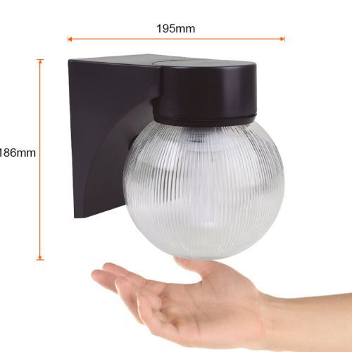 LUMINARIO ESFERA SOBREPONER PARED LED 14W 100-240V IP44 6500K 1300LM VICENZA II CAFE TECNOLITE