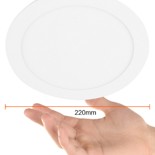 LUMINARIO REDONDO EMPOTRAR TECHO LED 18W 100-240V 3000K 1200LM BUCARAMANGA VIII BLANCO TECNOLITE