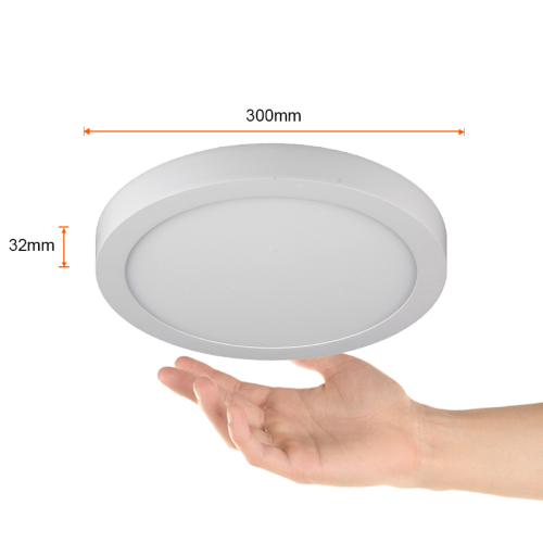 LUMINARIO REDONDO SOBREPONER TECHO LED 24W 100-240V 6500K 1600LM 15000H ANKAAI IV BLANCO TECNOLITE