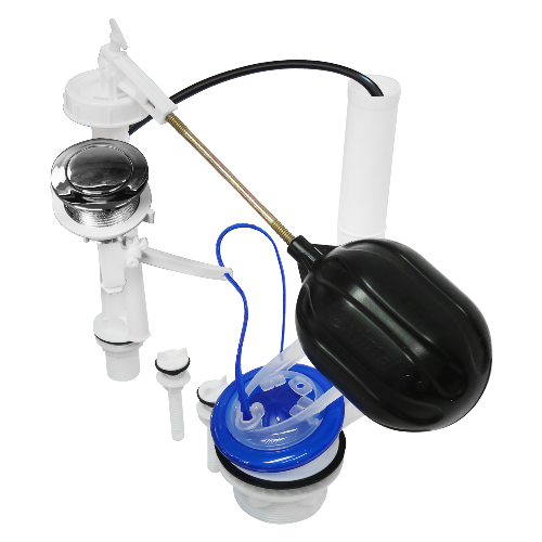 JUEGO DE HERRAJES PARA WC PUSH BUTTON SUPERIOR FLEXIMATIC