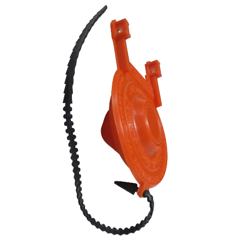 SAPO FLEXIBLE HULE SINTETICO PARA DESCARGA 3" NARANJA FAMA