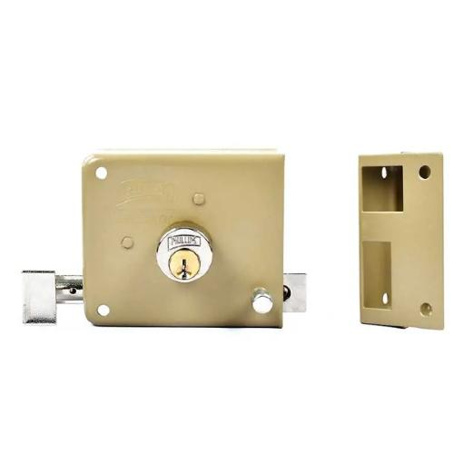 CERRADURA SOBREPONER 715 CLASICA DERECHA BEIGE 2