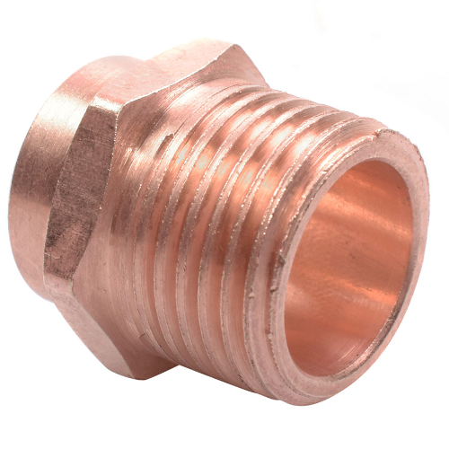CONECTOR COBRE ROSCA EXTERIOR 038MM 11/2"