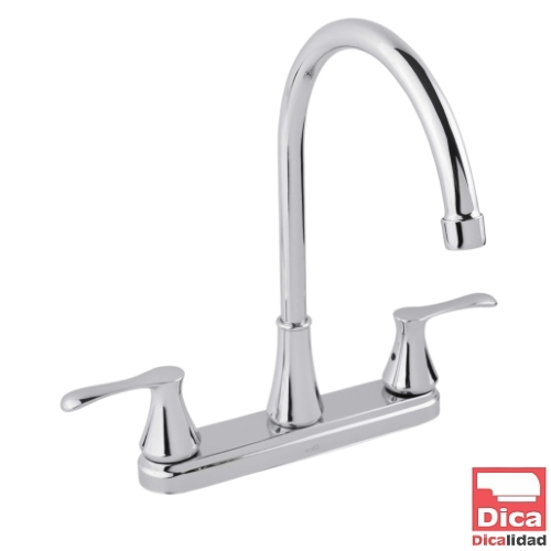 MEZCLADORA ECOLOGICA 8 CUELLO ALTO PARA FREGADERO DICA