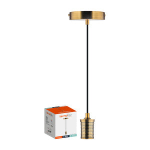SOCKET COLGANTE E27 8.5W 100-240V 60SOCK112MVE27O ORO TECNOLITE
