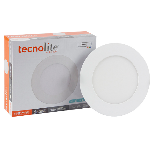 LUM TECHO LED LED 6W 100-240V 6500K 320LM