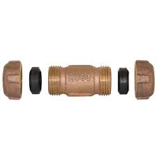 NIPLE COMPRESION (COPLE REPARACION) 1/2X1/2TC P/TUBO COBRE RUGO