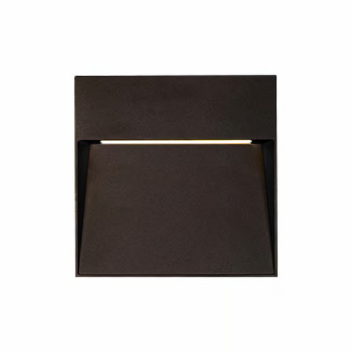 LUMINARIO SOBREPONER PARED LED 8W 127V IP54 3000K 270LM 15000H KAVE I NEGRO TECNOLITE