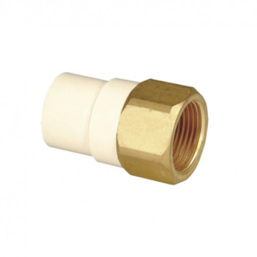 ADAPTADOR HEMBRA CPVC CEMENTAR 038MM 11/2" CUERDA BRONCE BEIGE GENERICO