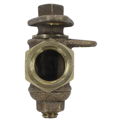 VALVULA BRONCE CUADRO MACHO CON OREJAS PARA CANDADO 1 NTP ALFA