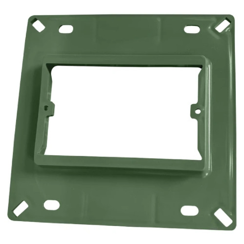 SOBRETAPA CUADRADA PVC CONDUIT 019MM 3/4" VERDE