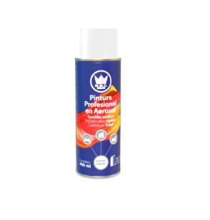 PINTURA AEROSOL ACRILICA  COLOR BLANCO BRILLANTE 400 ML CORONA