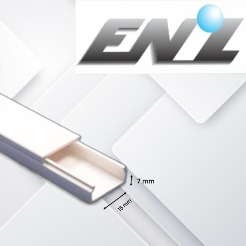 CANALETA PVC BLANCA 07X15X2000MM 1V SLIMTEC