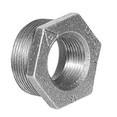 REDUCCION BUSHING GALVANIZADA 150LBS 013X009MM 1/2X3/8"