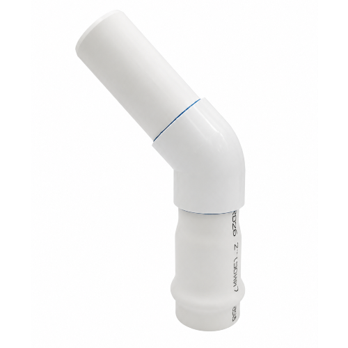 CODO CAMPANA PVC HIDRAULICO 45° 100MM 4