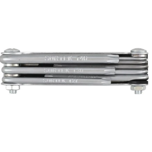 JUEGO DE LLAVES TORX 8 PIEZAS TIPO NAVAJA SURTEK