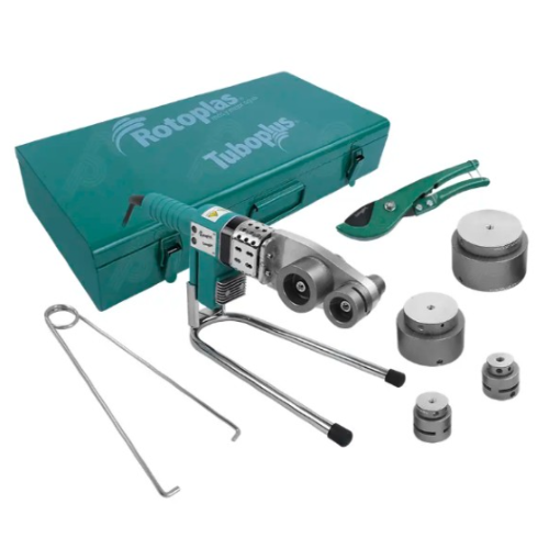 KIT TERMOFUSOR 63MM 800W 120V CON TIJERAS TUBOPLUS ROTOPLAS