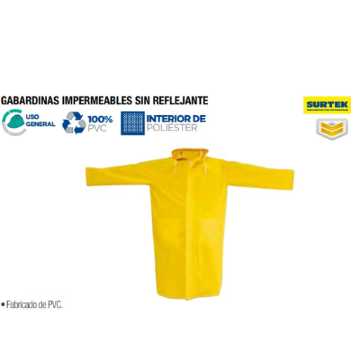 GABARDINA IMPERMEABLE GRANDE SURTEK