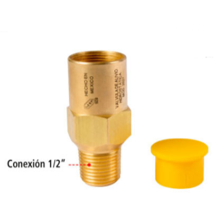 VALVULA RELEVO HIDROSTATICA 380PSI LATON  1/2" MNPT MOD.2027 IUSA
