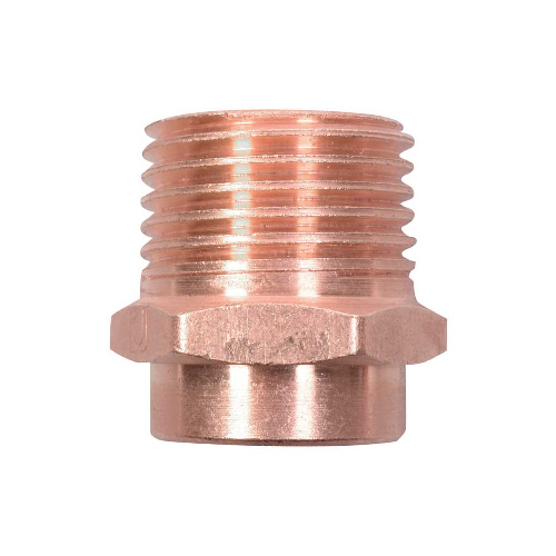 CONECTOR COBRE ROSCA EXTERIOR 038MM 11/2"