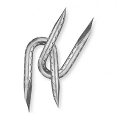 GRAPA DE PUA GALVANIZADA 038MM 11/2" DEACERO