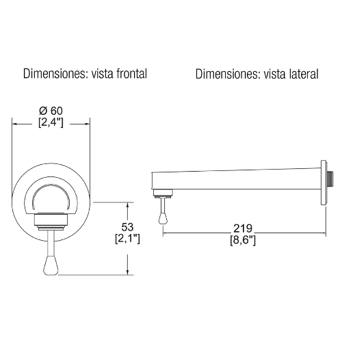 LLAVE ECONOMIZADORA PARED ANTIRR CR HELVEX