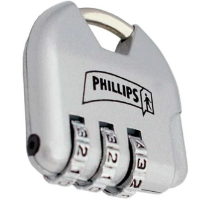 CANDADO COMBINACION MOD.4 NATURAL BLISTER PHILLIPS