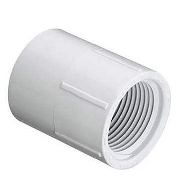 ADAPTADOR HEMBRA PVC HIDRAULICO CEMENTAR C-40 064MM 21/2" BLANCO