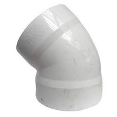 CODO PVC SANITARIO CEMENTAR 45° 038MM 11/2" BLANCO