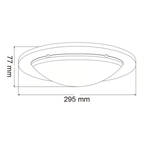 LUMINARIO REDONDO SOBREPONER TECHO E27 8.5W 100-240V FOSHAN SATINADO TECNOLITE