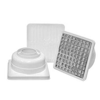 COLADERA UNIVERSAL CUADRADA ACERO INOXIDABLE FLEXIMATIC — Tubos y ...