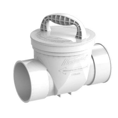 VALVULA PVC ANTIRETORNO 100mm 4" CEMENTAR FLEXIMATIC