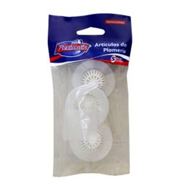 CANASTILLA TRIPACK ATRAPA TODO PARA LAVABO BLISTER 3PZ FLEXIMATIC
