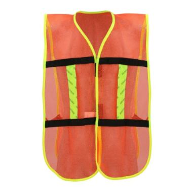 CHALECO SEGURIDAD LIGERO NARANJA CON REFLEJANTE SURTEK