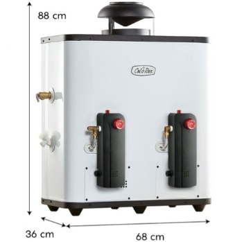 CALENTADOR DE PASO PODERUS 15L GAS LP 3 SERVICIOS CALOREX