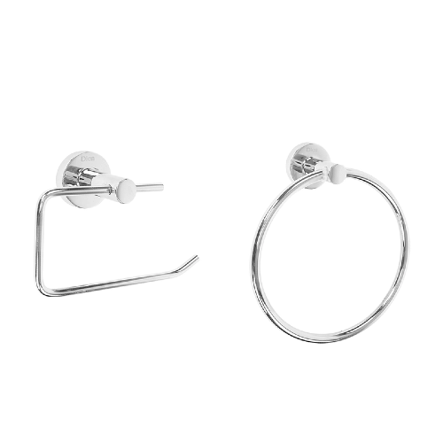 JUEGO DE ACCESORIOS 6 PZAS CROMO DICA