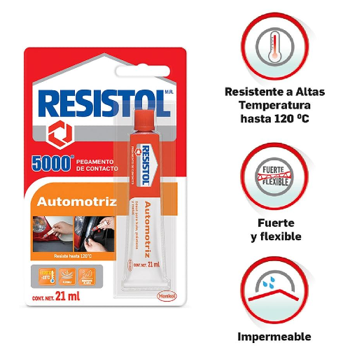 RESISTOL 5000 DE CONTACTO TUBO 21ml AUTOMOTRIZ HENKEL