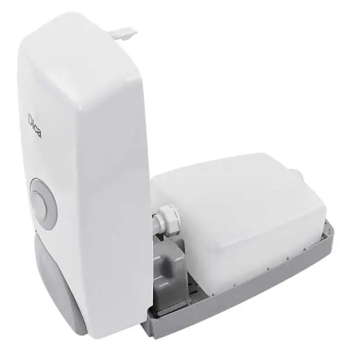DOSIFICADOR DE JABON LIQUIDO BLANCO/GRIS ABS DICA — Tubos y Conexiones