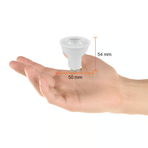 FOCO GU10 LED 6W 100-240V 3000K 550LM 15000H TECNO LITE