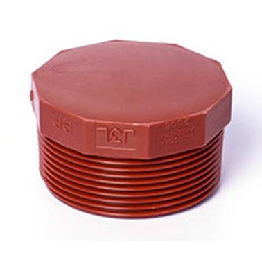 TAPON MACHO POLIPROPILENO ROSCADO 051MM 2" MARRON POLIMEX