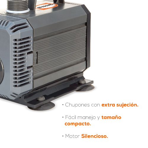 BOMBA SUMERGIBLE PARA FUENTES DE ORNATO Y ESTANQUES 60W 127V EVANS