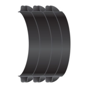 TUBO PEAD CORRUGADO ALCANTARILLADO CAMPANA 250MM 10" 6.00M NEGRO