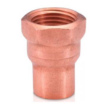 CONECTOR COBRE ROSCA INTERIOR 019MM 3/4"